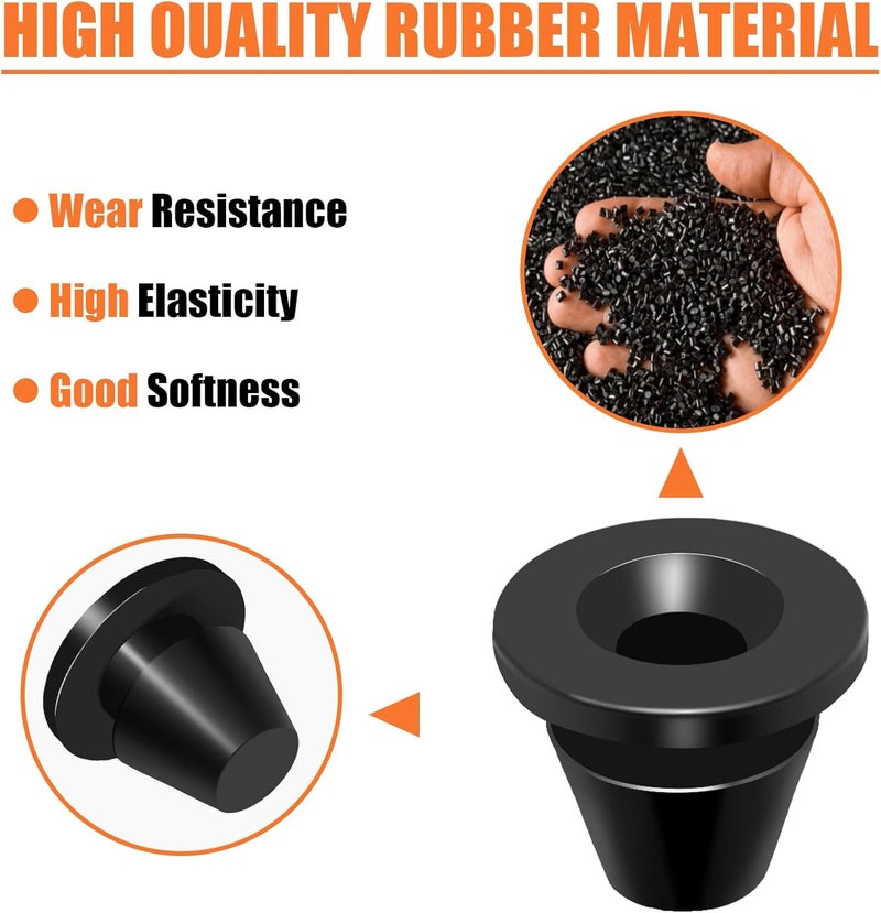 VPZMT Rubber Side Cover Grommets for Harley Touring, Street Glide, Road King, Electra Glide, Road Glide 2008-2025 Models (Replaces OEM# 0521-1234), 6PCS - Image 4